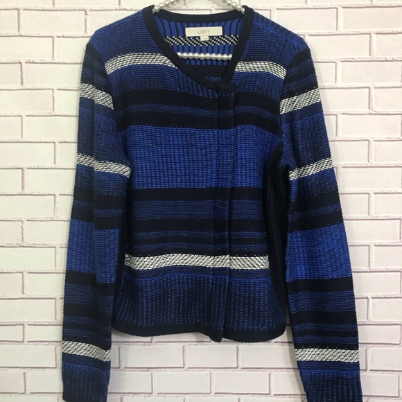 SALE Loft Tweed Zipper Cardigan - Picture 2 of 7